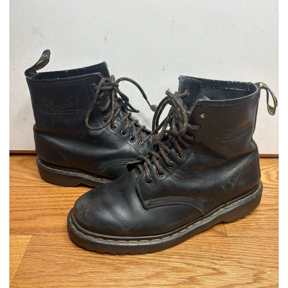 1460 Dr Martens Made In England Women’s US Sz 7 Mens 6 Lace Up Doc Martens Black